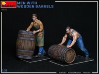 MiniArt 38070 Men with Wooden Barrels 1:35