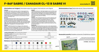 Heller 80277 F-86F Sabre / Canadair Cl-13 B Sabre VI 1:72