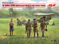 ICM 48254 U-2/Po-2VS with Soviet pilots and technicians 1/48