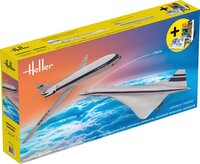 Heller 50333 Caravelle + Concorde 1/100