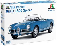 Italeri 3668 Alfa Romeo Giulia 1600 Spider 1/24