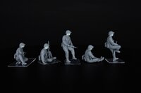 MiniArt 35496 British Tank Riders (NW Europe). Resin Heads 1/35