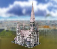 Schreiber Bogen Kaiser Wilhelm Memorial Church Berlin #809 Bouwplaat
