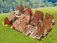 Schreiber Bogen Village with Half-Timbered Houses #781 Bouwplaat