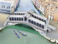Schreiber Bogen Rialto Bridge Venice #821 Bouwplaat