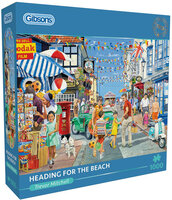 Gibsons Heading for the Beach #G6389 Puzzel