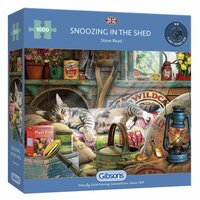Gibsons Snoozing in the Shed #G6248 Puzzel