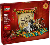 LEGO 80119 Display met Galopperende Paarden