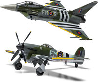 Airfix 40001 Eurofighter Typhoon Hawker Typhoon Twin Pack 1/72