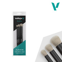Vallejo Penselen Dry Brush Set #B07990