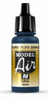 Vallejo Model Air Color 71.313 Dark Mediterranean Blue