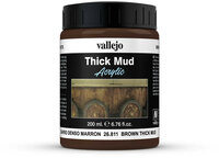 Vallejo Diorama Effects Brown Thick Mud 26.811