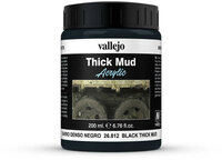 Vallejo Diorama Effects Black Thick Mud 26.812