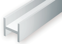 Evergreen 282: Kunststof H-Profiel 2.0 mm