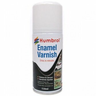 Humbrol Enamel Satin Varnish Spray 135 AD6999