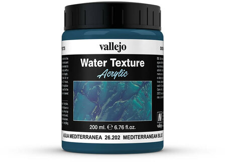Vallejo Diorama Effects Water Texture Mediterranean Blue 26.202