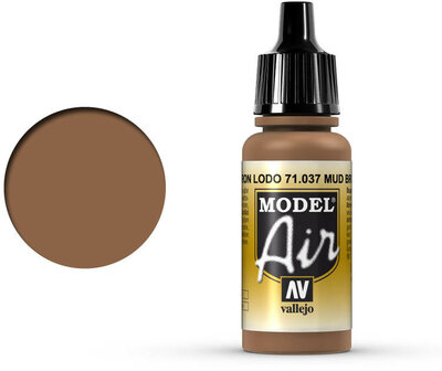 Vallejo Model Air: Mud Brown (71.037)