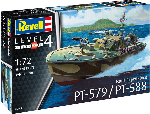 Revell 05165 Patrol Torpedo Boat PT-588/PT-579 1:72