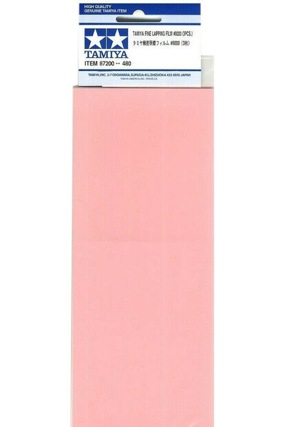Tamiya 87200 Fine Lapping Film 8000
