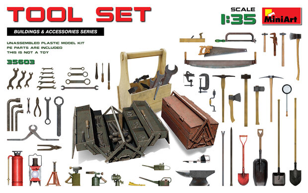 MiniArt 35603 Tool Set 1:35