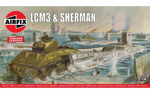 Airfix A03301V LCM3 &amp; Sherman 1:76