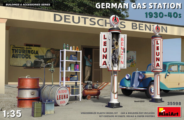 MiniArt 35598 German Gas Station 1930-40s 1/35