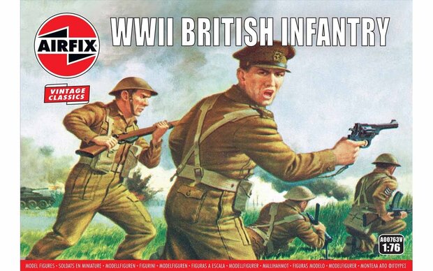 Airfix 00763V WWII British Infantry N. Europe 1:76