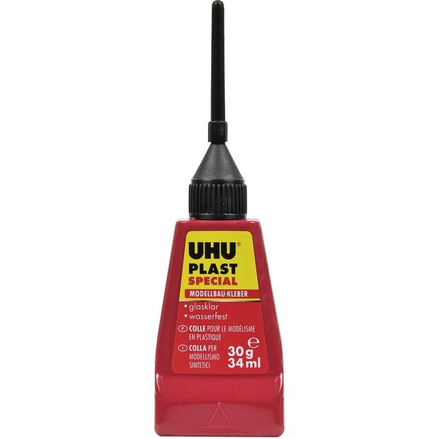 Plastic lijm - UHU Plast met naald (45880)
