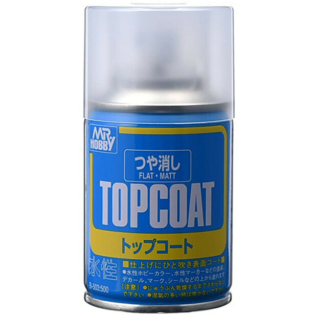 Mr.Hobby Top Coat Flat Spray