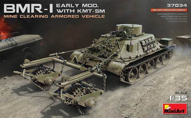 MiniArt 37034 BMR-1 Early Mod. with KMT-5M 1/35