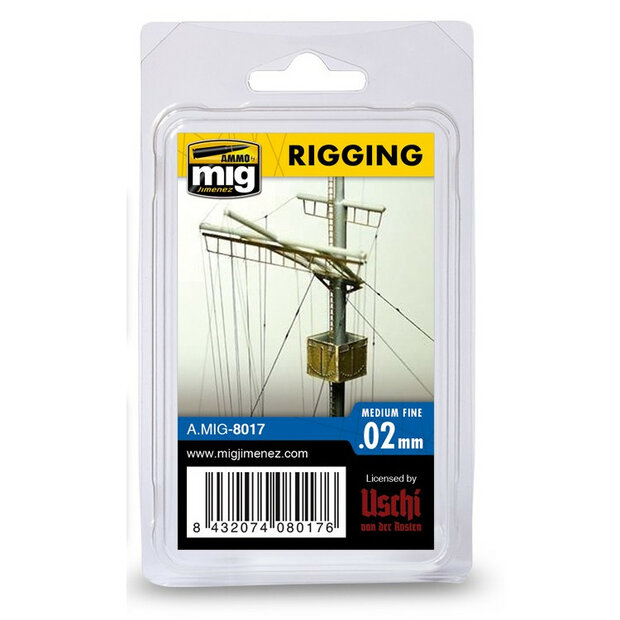 AMMO Mig 8017 Rigging Medium Fine 0.2 mm