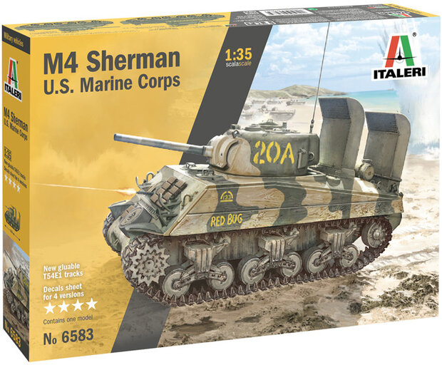 Italeri 6583 M4 Sherman U.S. Marine Corps 1:35