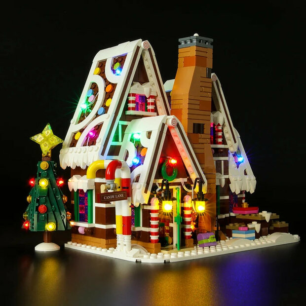 LEGO 10267 Peperkoekhuisje met LED Verlichting