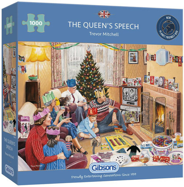 Gibsons The Queen's Speech #G6307 Puzzel