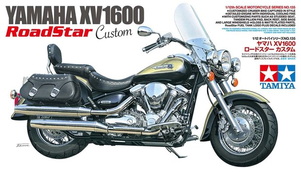 Tamiya 14135 Yamaha XV1600 Roadstar Custom 1/12