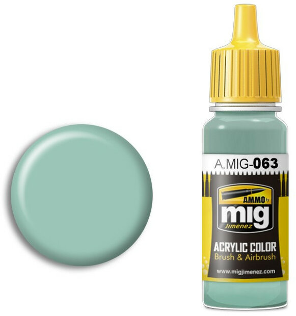 A.MIG 063 RLM76 Pale Grey 17ml Verf