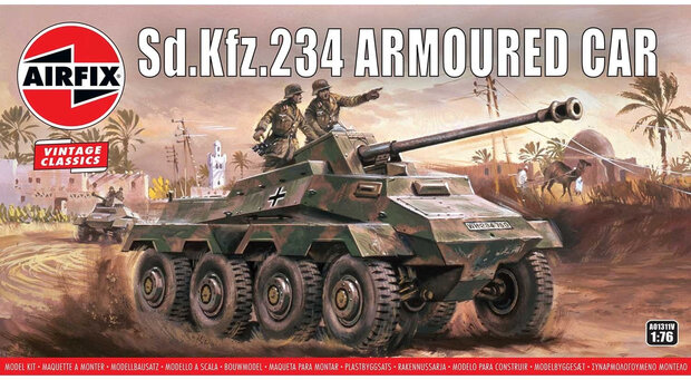 Airfix 01311V SDKFz.234 Armoured Car 1:76
