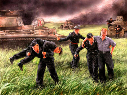 Master Box 3536 German Tank Crew, Kursk 1/35