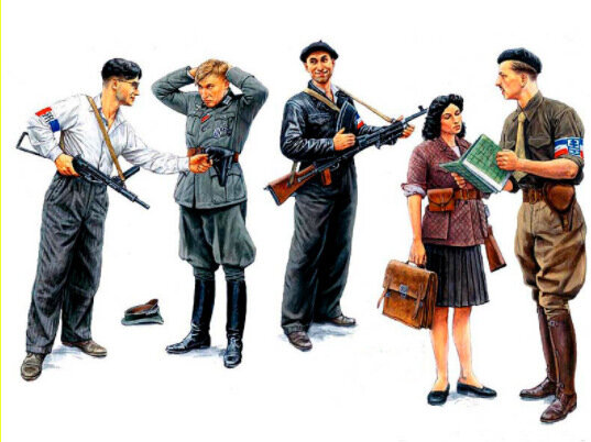 Master Box 3551 Maquis, French Resistance 1/35