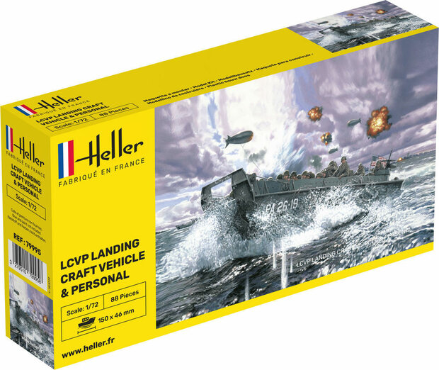 Heller 79995 LCVP Landing Craft Vehicle &amp; Personal 1/72