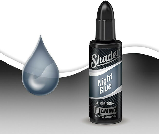 AMMO Night Blue Shader Mig #0862