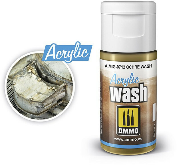 AMMO Ochre Wash Acrylic Mig #0712