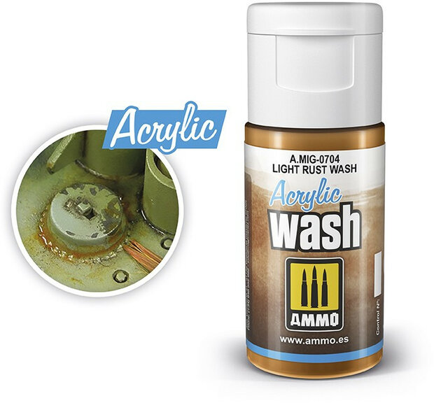 AMMO Light Rust Wash Acrylic Mig #0704