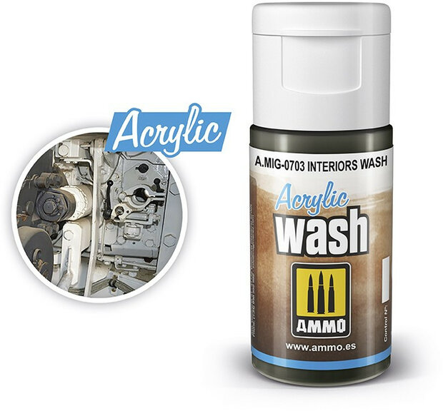 AMMO Interiors Wash Acrylic Mig #0703