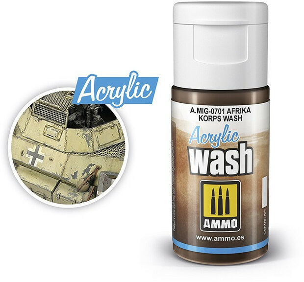 AMMO Afrika Korps Wash Acrylic Mig #0701