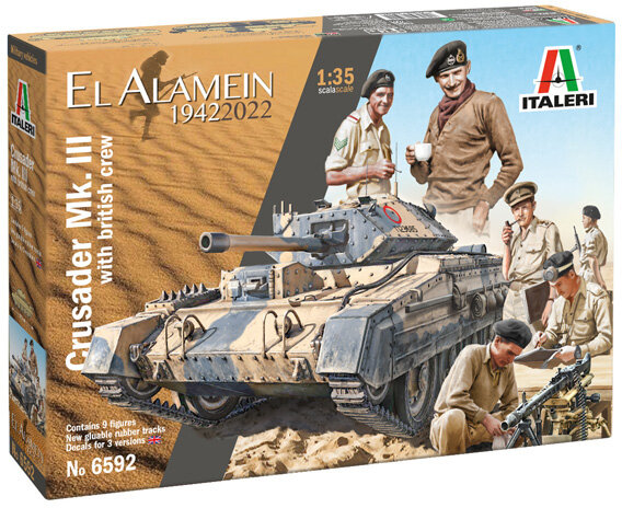 Italeri 6592 Crusader Mk. III with British Crew 1/35