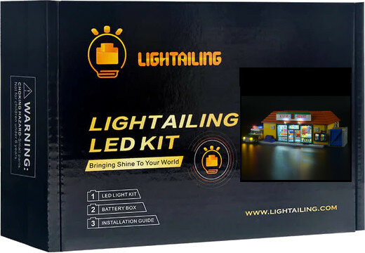 LED Verlichting voor LEGO 71016 Simpsons Kwik-E-Mart