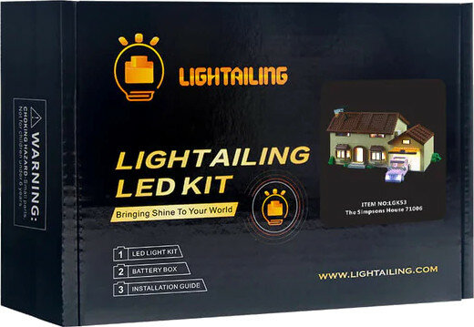 LED Verlichting voor LEGO 71006 Simpsons House