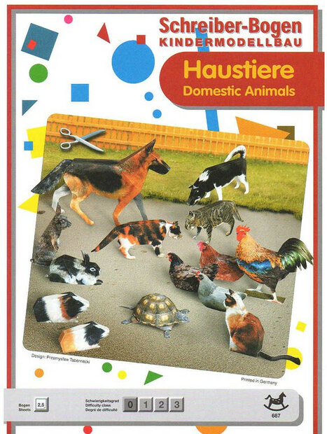 Schreiber Bogen Domestic Animals #687 Bouwplaat