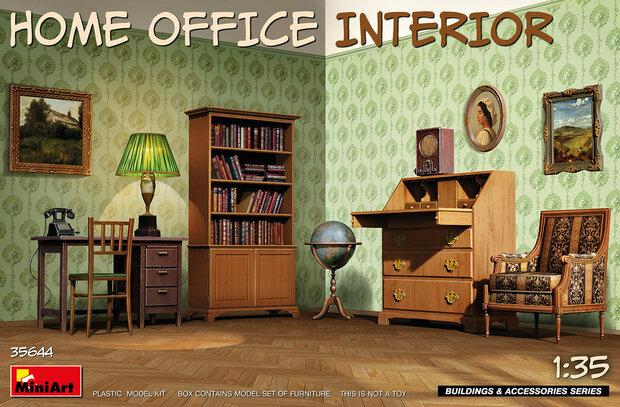 MiniArt 35644 Home Office Interior 1:35